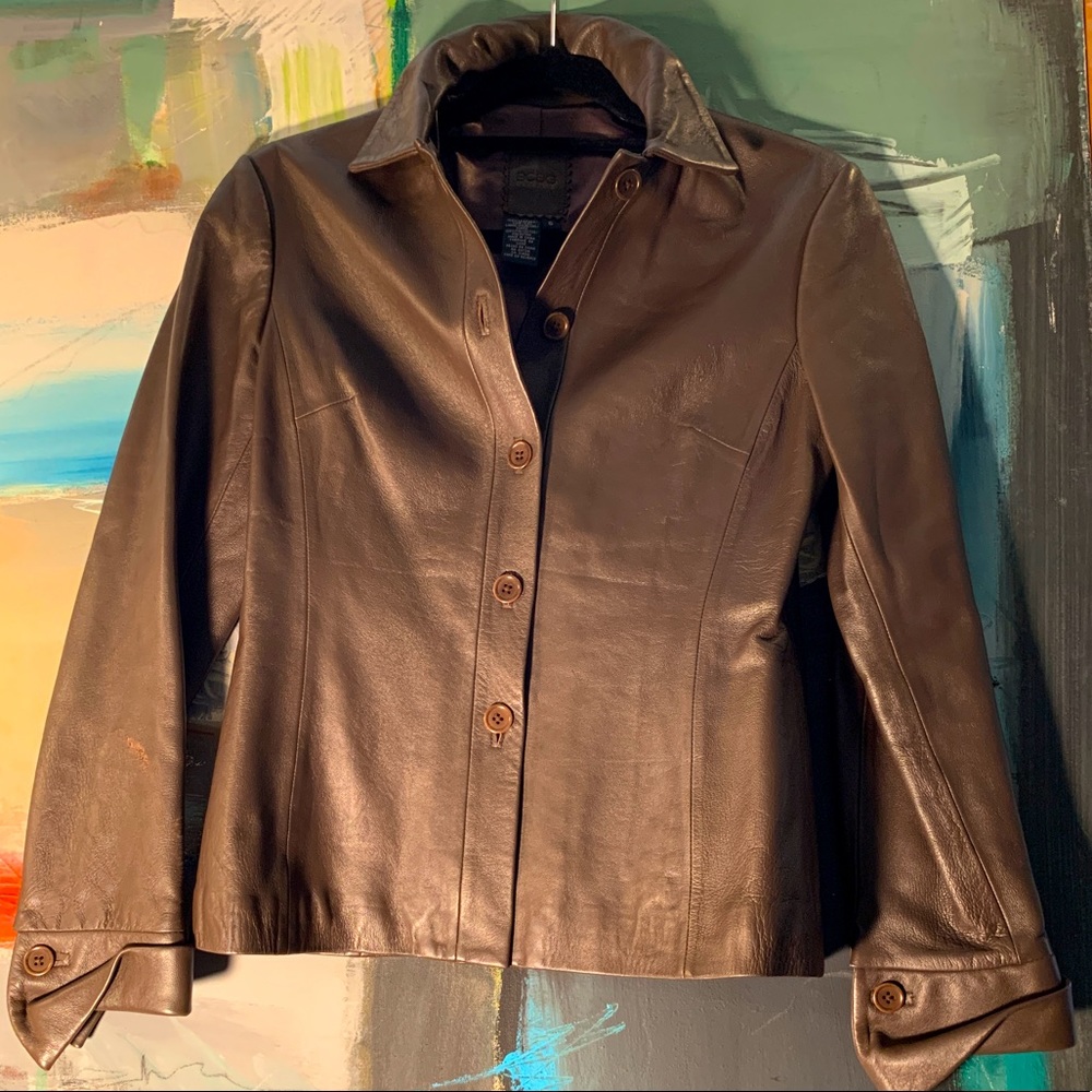 BCBG Leather Jacket